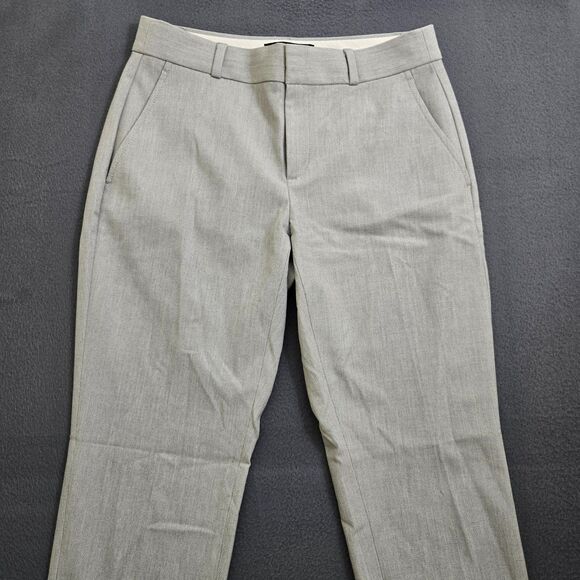 Banana Republic Women 0 Gray Ryan Mid Rise Ankle Trousers - Picture 3 of 12